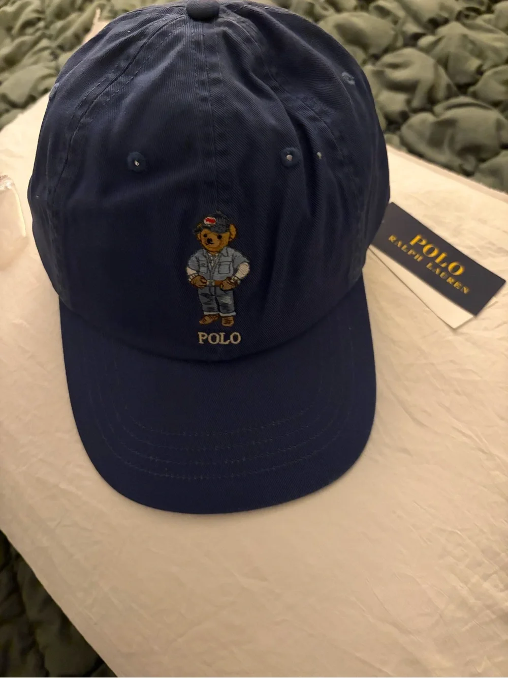 Ralph Lauren Polo Bear Hat | Light Navy Blue | New with Tags